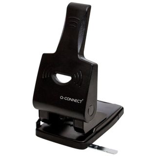 Perforatore per alti spessori a 2 fori Q-Connect nero 65 fogli KF01237