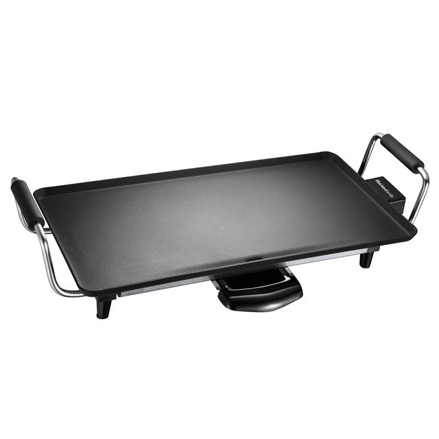 Piastra antiaderente Atena - 43 x 23 cm - 2000 W - nero - Melchioni family
