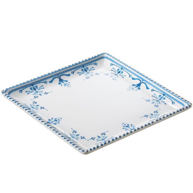 Piatto quadrato Linea Zante 17x17x2cm melamina Leone