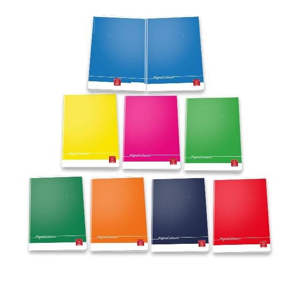 Pigna Colours - Quaderno - maxi - A4 - 42 pagine - a righe - assortiti - carton…