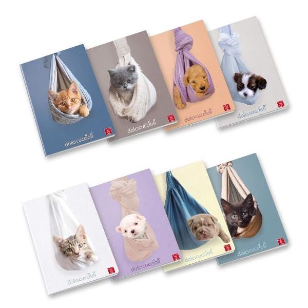 Pigna MAXI QUADERNO DOLCI CUCCIOLI A4 80GR - 10MM