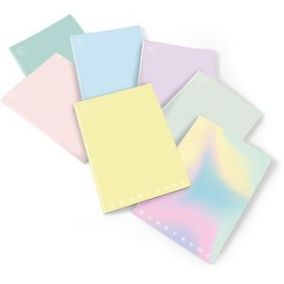 Pigna Monocromo Pastel - Quaderno - graffettato - A4 - 42 fogli - quadretti - d…