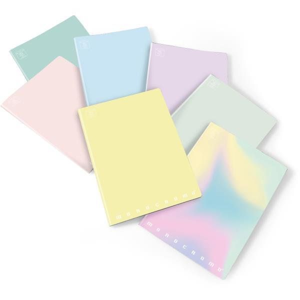 Pigna Monocromo Pastel - Quaderno - graffettato - maxi - A4 - 20 fogli / 40 pag…