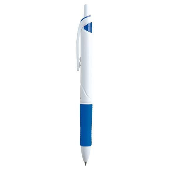 Pilot Acroball Pure White - Penna a sfera - 1 mm - medio - retrattile