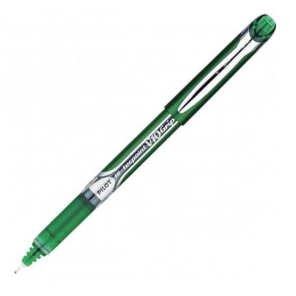 Pilot Hi-Tecpoint V10 Grip - Penna a sfera - verde - 1 mm - larga