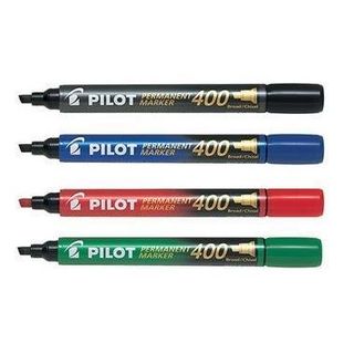Pilot Permanent Marker 400 - Marcatore - permanente - blu - 4 mm - larga