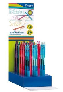 Pilot Super Grip-G - Penna a sfera - verde, blu chiaro, arancione, viola, rosa …
