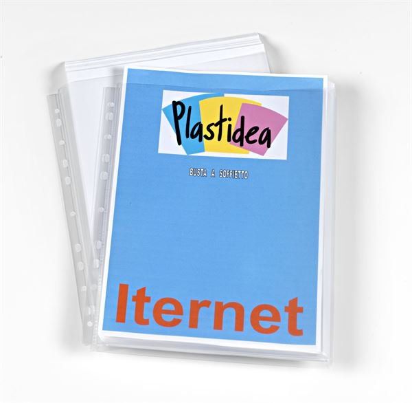 Plastidea - Busta trasparente - per A4 - trasparente (pacchetto di 10)