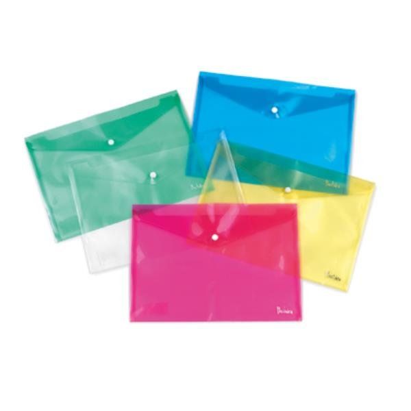 Plastidea - Cartelletta portadocumenti - per A4 - colori assortiti (pacchetto d…