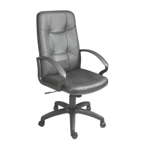 Poltrona direzionale girevole Unisit Auriga AUPU Eco Smart - rivestimento ecope…