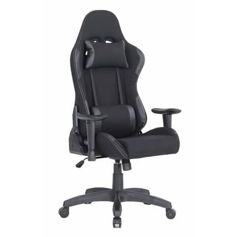 Poltrona gaming per adulti Serena Group Indianapolis L72 x P57,5 x H124-134 cm …