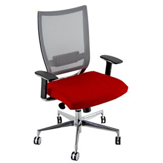 Poltrona semidirezionale Elite concept COTXL - con braccioli regolabili - rosso…