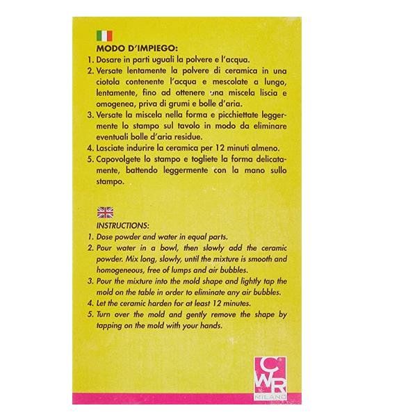 Polvere di ceramica bianca - 1 kg - Deco
