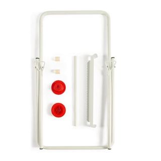 Porta bobina industriale - da terra - 40 x 44 x 80 cm - metallo verniciato - bi…