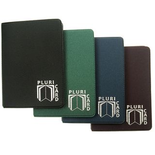 Portacard a libro - 14 scomparti - in PVC gommato 880 - Alplast - conf. 24 pezzi