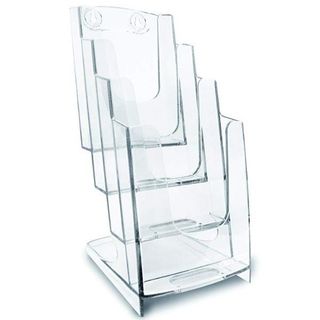 Portadepliant modulare - 4 tasche 1/3 A4 - 11,5 x 26,5 x 18,4 cm - Arda
