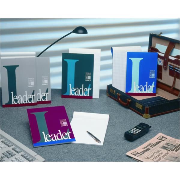 Blocco note Leader - bianco - 21 x 297mm - 80gr - 90 fogli - Blasetti
