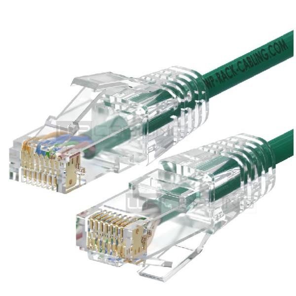 PATCH CORD SLIM U/UTP CAT.6A 4X2X28AWG CONDUTTORE A TREFOLO GUAINA LSHF COLORE …