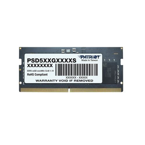 PATRIOT SIGNATURE LINE 8GB 1 x 8GB DDR5 5.600MHz CL 46 SO-DIMM