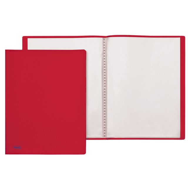 Portalistini Sviluppo - liscio - PP - 22 x 30 cm - 50 buste - rosso - Favorit