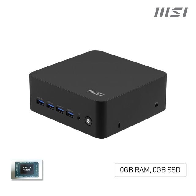 PC MSI CUBI 5 AMD R5 BB NO HDD/RAM R5-8645HS WIFI H/D VESA