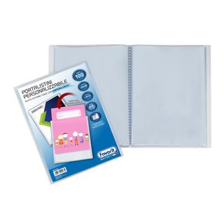 Portalistini personalizzabile Premium - liscio - 22x30 cm - 100 buste - traspar…