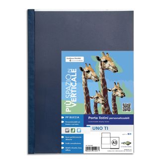 Portalistini personalizzabile Uno TI - 30x42 cm (libro) - 36 buste - blu - Sei …