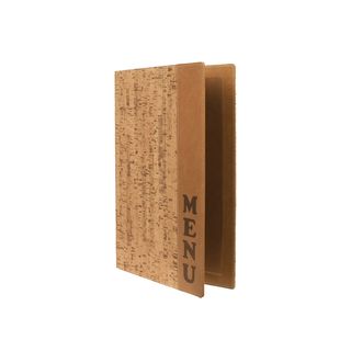 PortamenU' Design - 1 inserto doppio incluso - A4 - 24 x 34 cm - sughero - Secu…