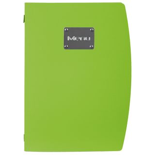 Portamenù Rio - 1 inserto doppio incluso - A4 - 24 x 34 cm - verde - Securit