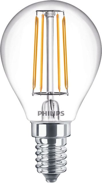 PHILIPS LED SFERA VETRO FILAM 40W E14 4000K