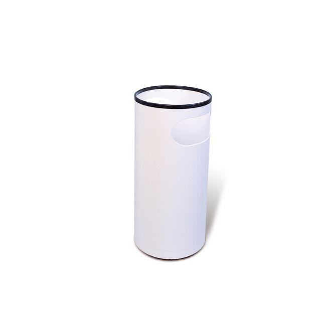 Portaombrelli PS66 - 22 L - diametro 25 cm - H 52 cm - plastica - bianco - Meth…