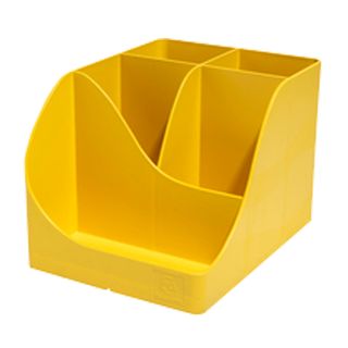 Portapenne Pen Wave Bee Blue - 15,5 x 11,9 x 10,9 cm - giallo zafferano - Exaco…