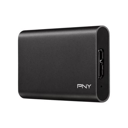 PNY ELITE - SSD - 480 GB - esterno (portatile) - USB 3.0 - nero