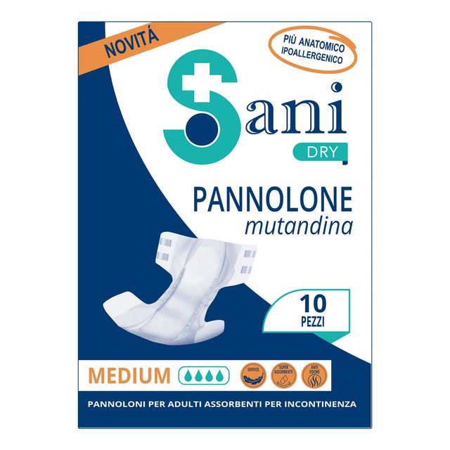 PREORDINE SANI DRY - PANNOLONE MUTANDINA PER INCONTINENZA PER ADULTI - TAGLIA M…