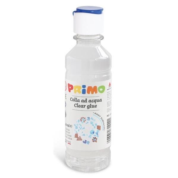 PRIMO COLLA AD ACQUA BOTTIGLIA 240 ML CON TAPPO DOSATORE BIANCO
