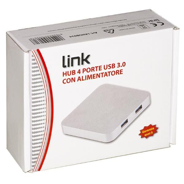 PRODOTTI BULK HUB 4 PORTE USB 3.0 CON ALIMENTATOR