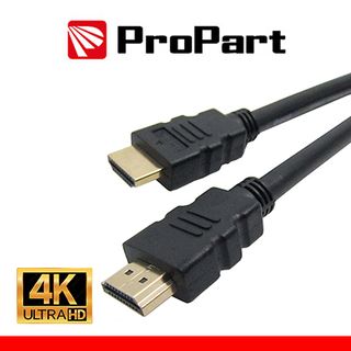 PROPART Cavo HDMI 2.0 High Speed 4K 3D con Ethernet 0.5m SP-SP NERO