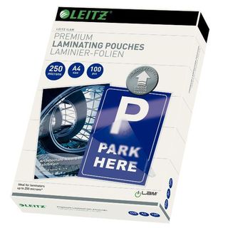 Pouches ILam - A4 - 216x303 mm - 2x250 micron - Leitz - conf. 100 pezzi