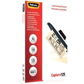 Pouches per plastificatrici Fellowes Standard Capture125 finitura opaca - 2x125…
