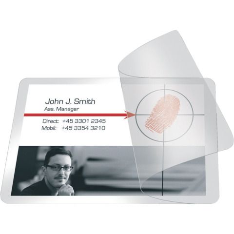 Pouches per plastificazione a freddo Q-Connect per carte di credito f.to 10x6.6…