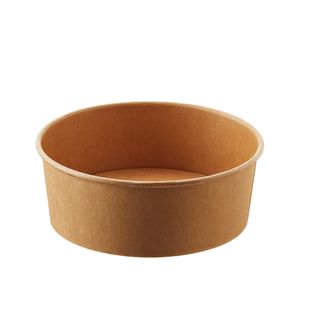 Bowl monouso Street Food - 16 x h 6.8 cm - 1300 ml - avana/bianco - Leone - con…