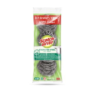 Paglietta in acciaio inossidabile Scotch-Brite® conf. 3+1 OMAGGIO. 37x107x300 m…