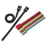 Panduit TAK-TY HLT Hook & Loop Cable Ties - Fascetta ferma-cavo - 20.3 cm - nero