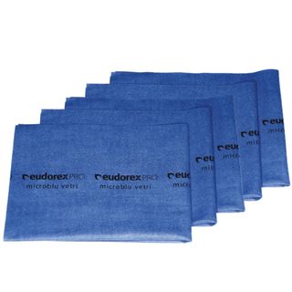 Panno in ultra multifibra (< 0,15 D.tex) Eudorex Pro Microblu vetri 40x50 cm - …