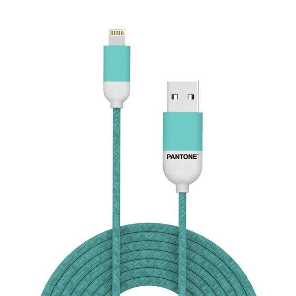 Pantone - Cavo Lightning - USB maschio a Lightning maschio - 1.5 m - ciano - pe…
