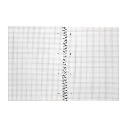 Quaderno spiralato Q-Connect A4 - 80 ff 70 g/m² - quadretti 5 mm - KF01981