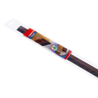 Paraspifferi per porte STAFF - con spazzola fissa - 100 cm - pvc rigido - marro…