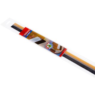 Paraspifferi per porte STAFF - con spazzola fissa - 100 cm - pvc rigido - trasp…