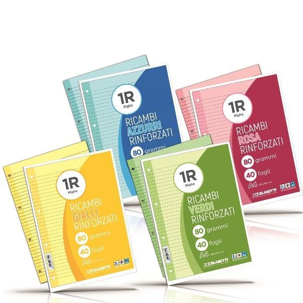 RICAMBI RINF A4 ROSA 80 GR 40FF 1R