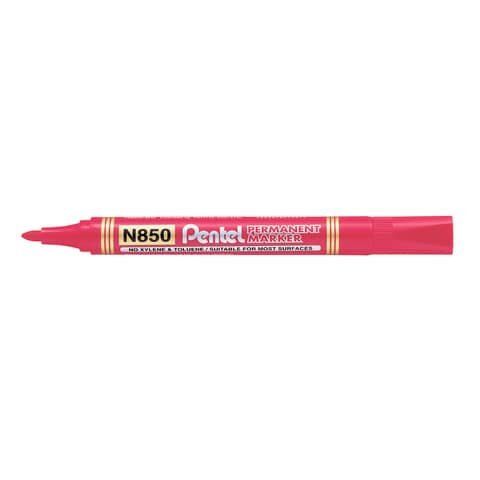 Pentel - Marcatore - permanente - rosso - inchiostro a base alcolica - 2 mm